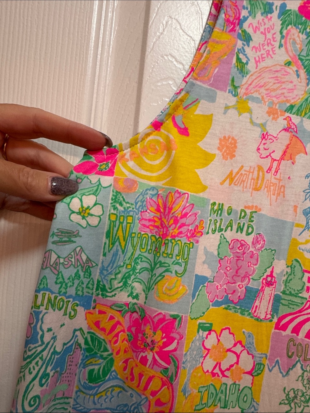 Colorful Lilly Pulitzer Kristin Flounce State Of Mind - Picture 2 of 7